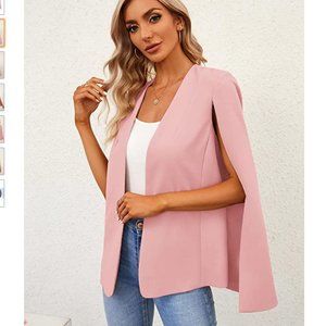 Light Pink Cape Blazer